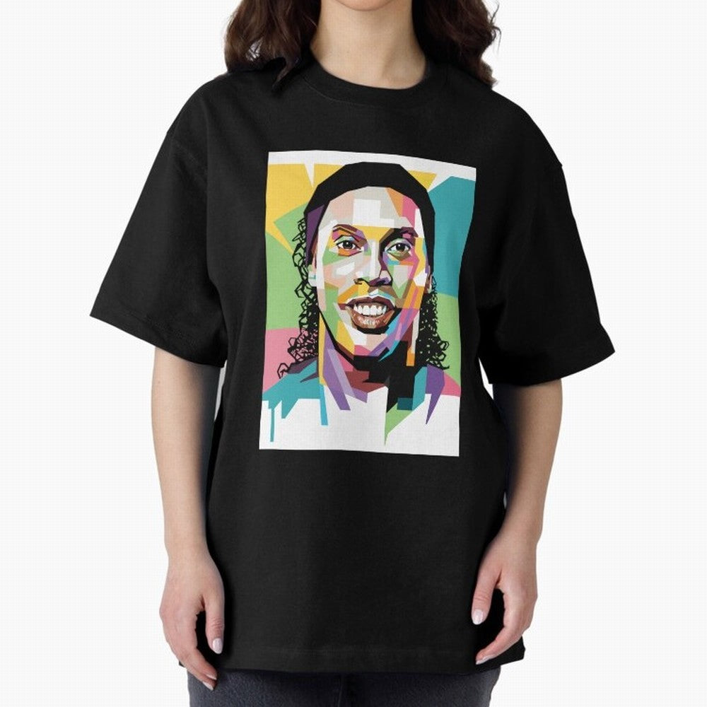 Ronaldo ¨C Legendary Football Star & GOAT Artwork Oversized T-Shirt Build Match Day Hype around FIFA World Cup 2026 USA Canada Mexico, CR7 and Messi, Portugal, Football Passion, Legendary Performances, Festival Vibes and Supporter Community; Ideal