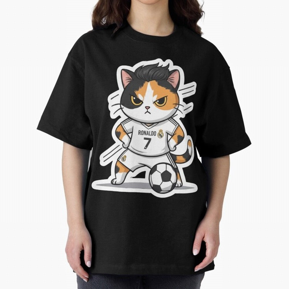 Kitten - Ronaldo | Real madrid Oversized T-Shirt Make the Season About FIFA World Cup 2026 for Fans of Haaland and Argentina and Brazil, Bringing Supporter Pride, Iconic Celebrations, Legendary Names and Global Match Day Energy; Built for