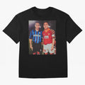 Clash of Class. Francesco Totti and Ronaldo Nazario sometime in the 90s. Oversized T-Shirt Make Every Kick Count in FIFA World Cup 2026 USA Canada Mexico for Fans of CR7 and Netherlands, Bringing Retro Football Energy, Iconic Rivalries, Trophy