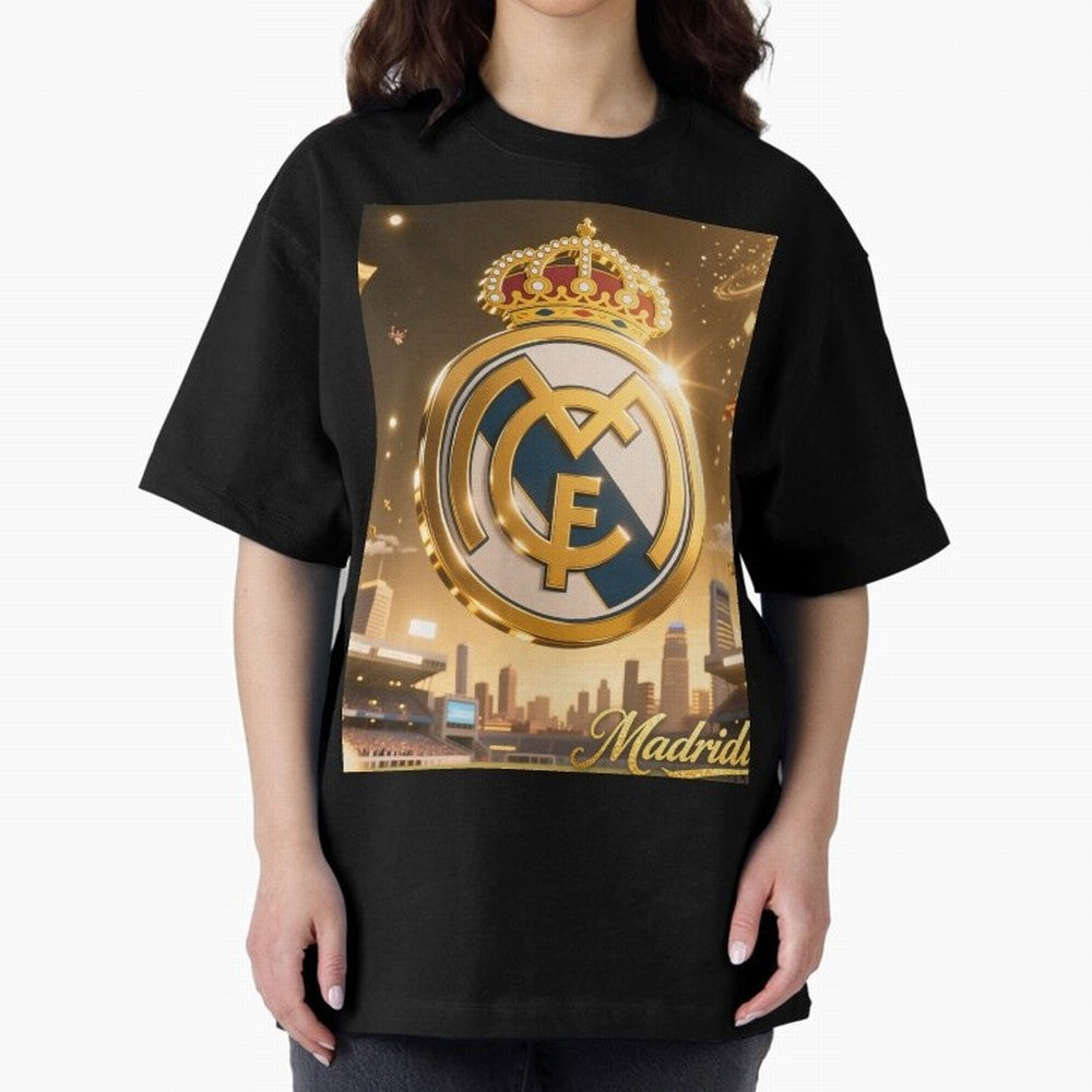 Madridistas Oversized T-Shirt Upgrade Match Day Hype around FIFA World Cup 2026 USA Canada Mexico, CR7, Brazil, Portugal and Argentina, Worldwide Fan Energy, Dramatic Goals, Stadium Lights and Championship Celebrations; Created for Match Day