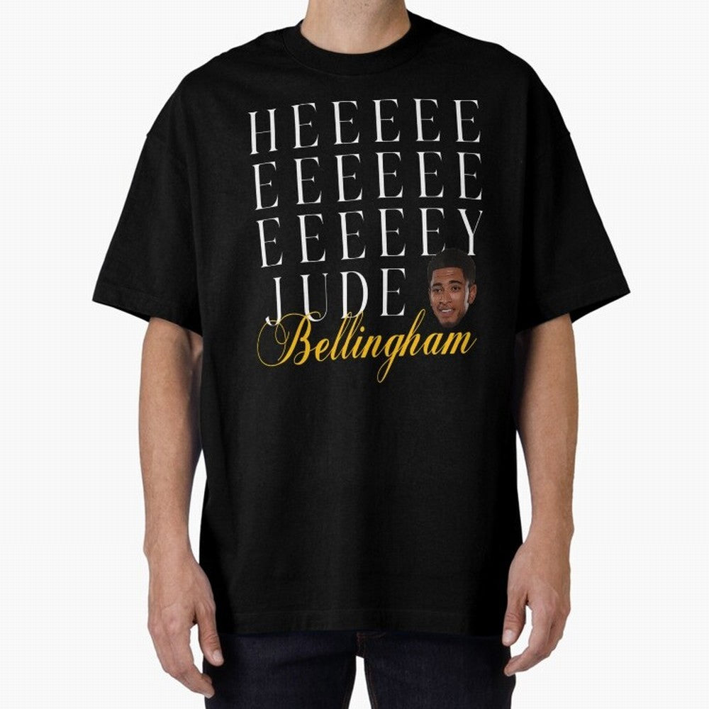 Jude Bellingham Oversized T-Shirt Bring a Vintage Feel to the FIFA World Cup 2026 Journey through Messi, CR7 and Mbappe Highlights, England and Germany Pride, Fan Favorite Moments, National Team Passion, Big Match Drama and Soccer History; Ideal