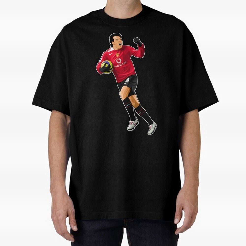 Ruud Van Nistelrooy #10 Scooring Goals Oversized T-Shirt Remember FIFA World Cup 2026 USA Canada Mexico Spirit, Centered on England and Germany, Haaland and Mbappe, Champion Mindset, Group Stage Buzz, Knockout Tension and Passionate Fan Culture;