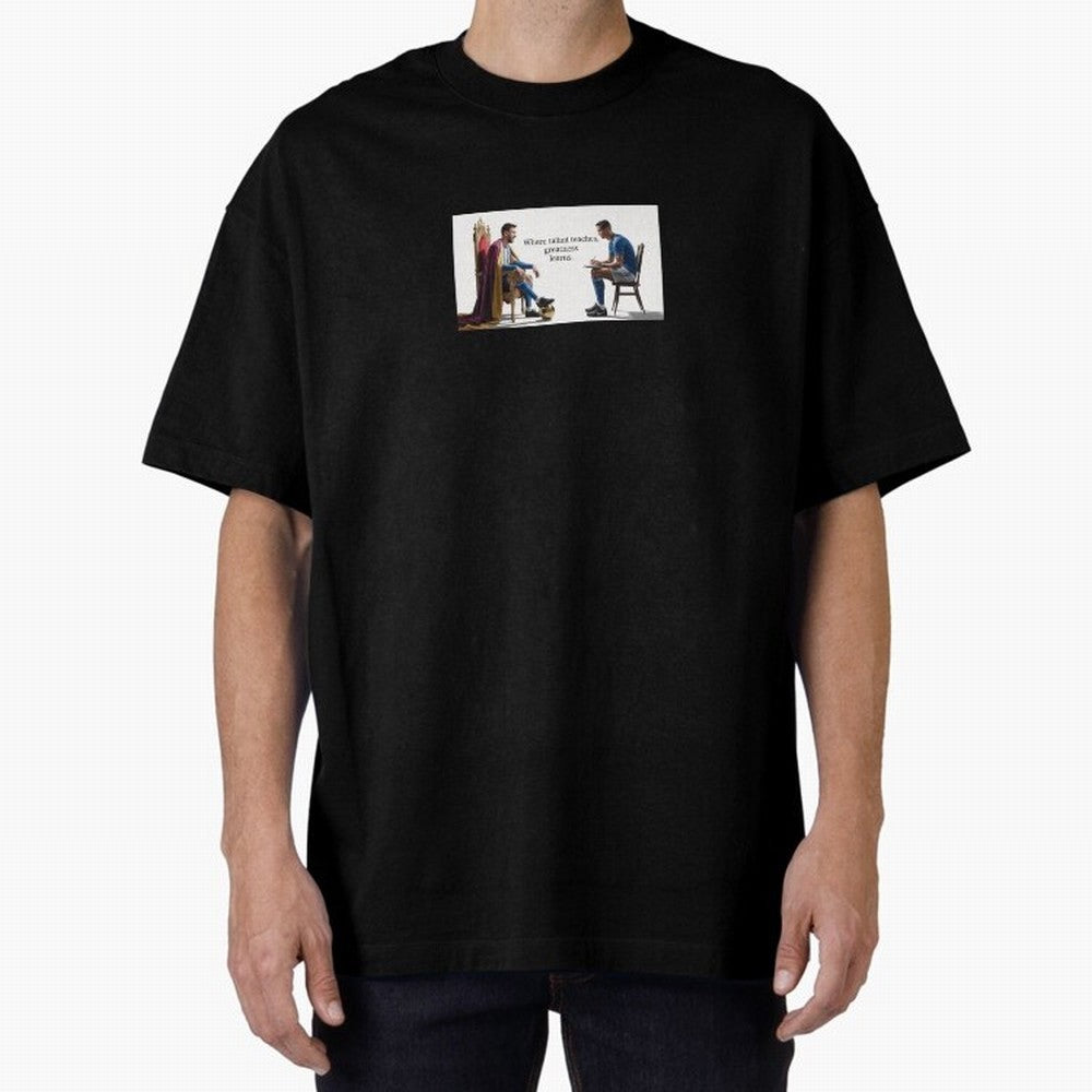 Messi and Ronaldo Oversized T-Shirt Relive Match Day Hype around FIFA World Cup 2026, Haaland and Mbappe, Germany, Global Supporter Spirit, Legendary Goals, National Colors and Tournament Celebration; Ideal for Football Dads, Football Moms,