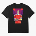 Ekitike in WPAP Style Oversized T-Shirt Bring Global Tournament Vibes to the FIFA World Cup 2026 Journey through Haaland and Mbappe Highlights, England and Germany Pride, Retro Football Energy, Iconic Rivalries, Trophy Chase Drama and Stadium