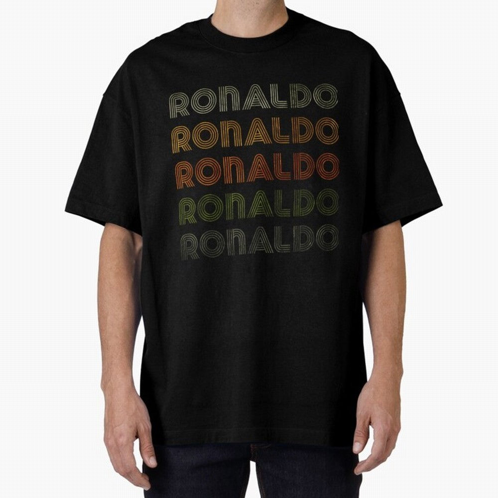 Love Heart Ronaldo Tee GrungeVintage Style Black Ronaldo Oversized T-Shirt Refresh Global Football Passion for FIFA World Cup 2026 Group Stage, Celebrating CR7, Portugal, Spain and Germany, Stadium Chants, National Pride, Trophy Dreams and