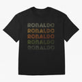 Love Heart Ronaldo Tee GrungeVintage Style Black Ronaldo Oversized T-Shirt Refresh Global Football Passion for FIFA World Cup 2026 Group Stage, Celebrating CR7, Portugal, Spain and Germany, Stadium Chants, National Pride, Trophy Dreams and