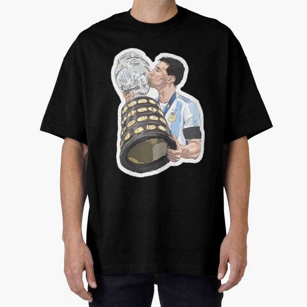 Messi and World Cup Oversized T-Shirt Represent FIFA World Cup 2026 for Fans of Haaland and Spain and Netherlands, Bringing Stadium Chants, National Pride, Trophy Dreams and Unforgettable Football Memories; Created for Match Day Parties, Soccer
