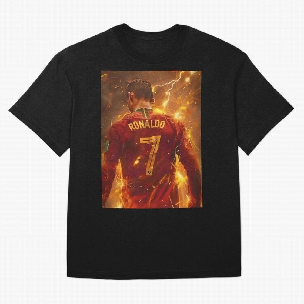 CR7 Christiano Ronaldo Oversized T-Shirt Keep the Legacy of FIFA World Cup 2026 Group Stage for Fans of CR7 and Messi and Brazil, Bringing Tournament Hype, Historic Matchups, Family Viewing Parties and Global Sports Pride; Perfect for Supporters