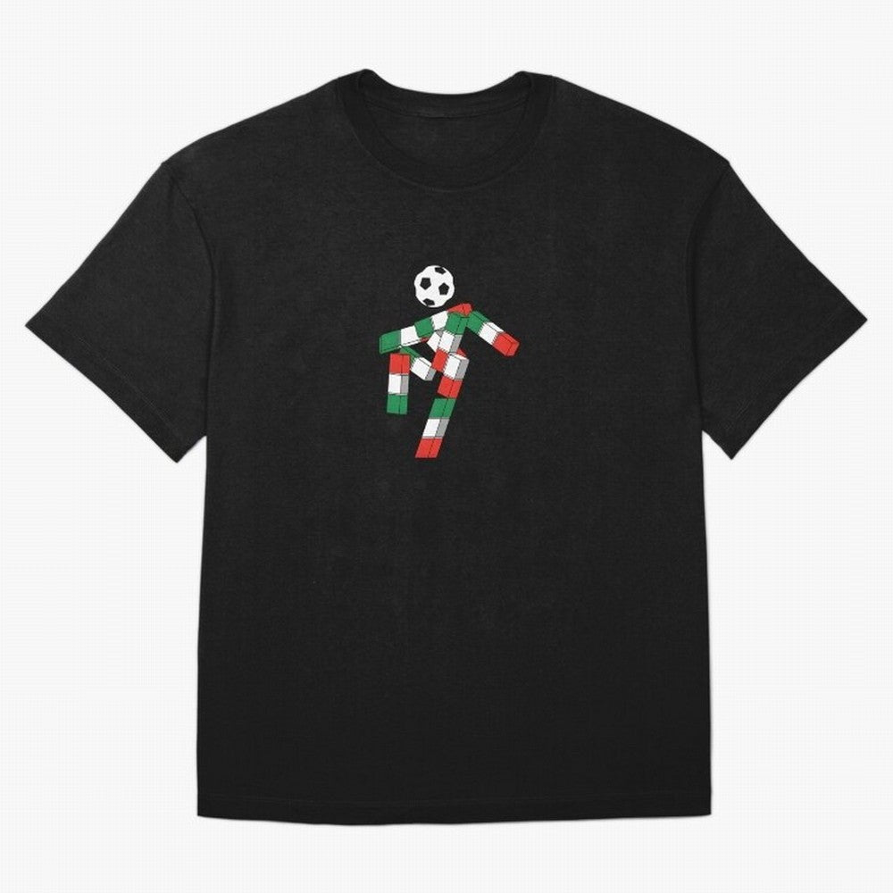 Ciao - World Cup 90' Mascote Logo Oversized T-Shirt Bring Match Day Fire to FIFA World Cup 2026 Spirit, Celebrating Argentina, Cristiano Ronaldo, Soccer Culture, Superstar Moments, National Team Dreams and Competitive Fire; Great for Supporters Who
