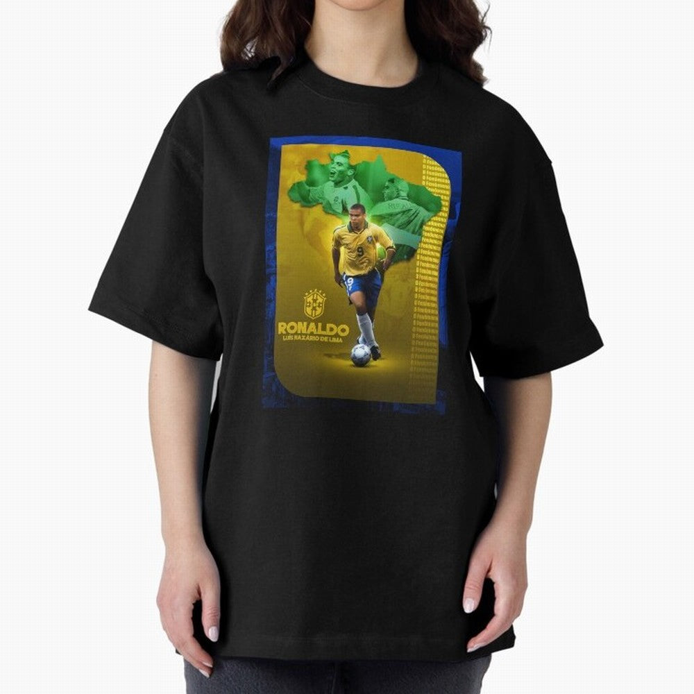Ronaldo Lu¨ªs Naz¨¢rio de Lima O Fen?meno Brazil Football Legend Oversized T-Shirt Bring Bold Fan Energy to FIFA World Cup 2026 USA Canada Mexico Spirit, Driven by Netherlands, CR7 and Messi, Football Passion, Legendary Performances, Festival Vibes