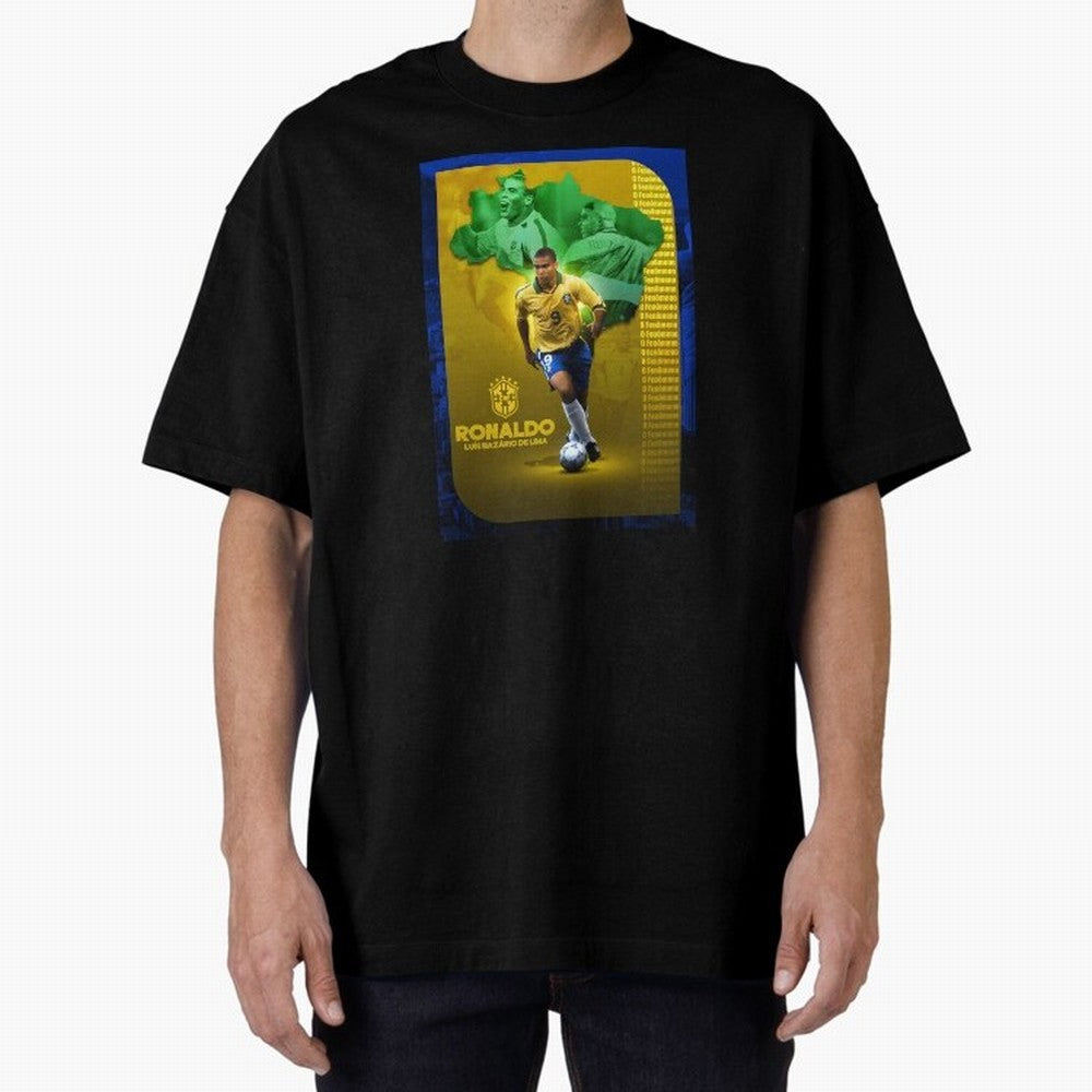 Ronaldo Lu¨ªs Naz¨¢rio de Lima O Fen?meno Brazil Football Legend Oversized T-Shirt Bring Bold Fan Energy to FIFA World Cup 2026 USA Canada Mexico Spirit, Driven by Netherlands, CR7 and Messi, Football Passion, Legendary Performances, Festival Vibes