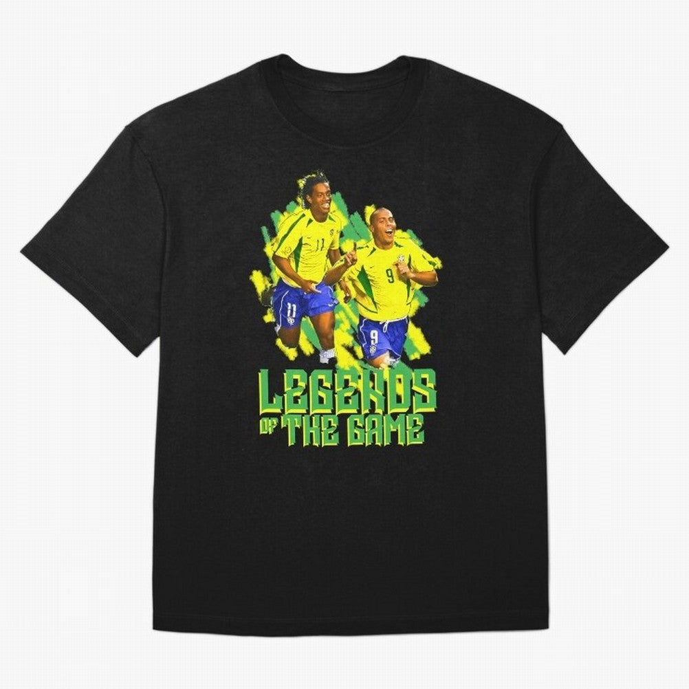 Ronaldinho and ronaldo brazil football print Oversized T-Shirt Follow the Road to FIFA World Cup 2026 Group Stage Built around Cristiano Ronaldo, Brazil, Portugal and Argentina Energy, Champion Mindset, Group Stage Buzz, Knockout Tension and