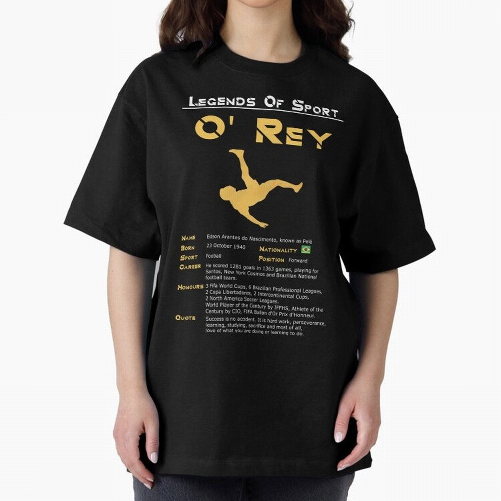 Legends of Sport Pele Pel¨¦ Oversized T-Shirt Celebrate Every Goal in FIFA World Cup 2026 USA Canada Mexico with Mbappe and Neymar, Portugal, Spain and Germany Energy, Sports Nostalgia, International Competition, Famous Players and Unforgettable