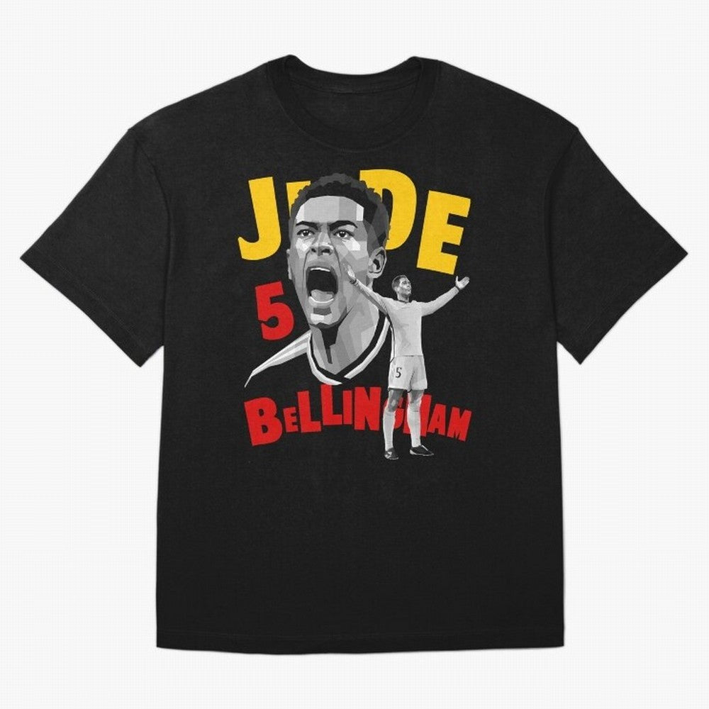 Jude Bellingham Oversized T-Shirt Step into Match Day Hype around FIFA World Cup 2026, Cristiano Ronaldo, France and Portugal, Tournament Hype, Historic Matchups, Family Viewing Parties and Global Sports Pride; Made for Collectors Who Enjoy Iconic