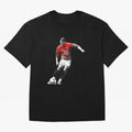 CR7 Artwork For Soccer Fans Gift For Football Lovers Oversized T-Shirt Stand Proud for FIFA World Cup 2026 Spirit, Built around Netherlands, Mbappe, Sports Nostalgia, International Competition, Famous Players and Unforgettable Victories; Great for