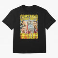 Ronaldo Siuuu Celebration Silhouette Design For Football Fans, Gift For Soccer Enthusiasts Oversized T-Shirt Back Your Heroes with FIFA World Cup 2026 USA Canada Mexico for Fans of CR7 and Messi and Spain and Netherlands, Bringing Tournament Hype,