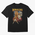 Ronaldo Champion Victory Design For Football Fans Gift For Soccer Supporters Oversized T-Shirt Celebrate Rivalries and Pride in Match Day Hype around FIFA World Cup 2026, Cristiano Ronaldo, France and Portugal, Game Day Rituals, Football Legends,