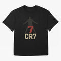 A footballer with a well-known shirt number Oversized T-Shirt Capture the FIFA World Cup 2026 Journey through Cristiano Ronaldo, Haaland and CR7 Highlights, Brazil Pride, Classic Soccer Heritage, Championship Pressure, Fan Loyalty and International