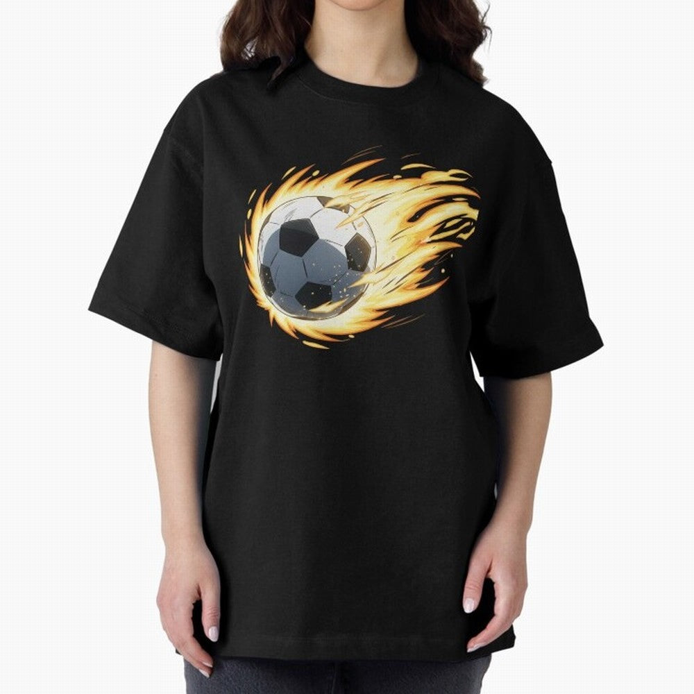 Soccer anime Oversized T-Shirt Celebrate Golden Goal Energy in FIFA World Cup 2026 USA Canada Mexico Made for Mbappe, Germany Energy, Stadium Memories, Football Loyalty, International Chants and Championship Tradition; Perfect for People Who Love