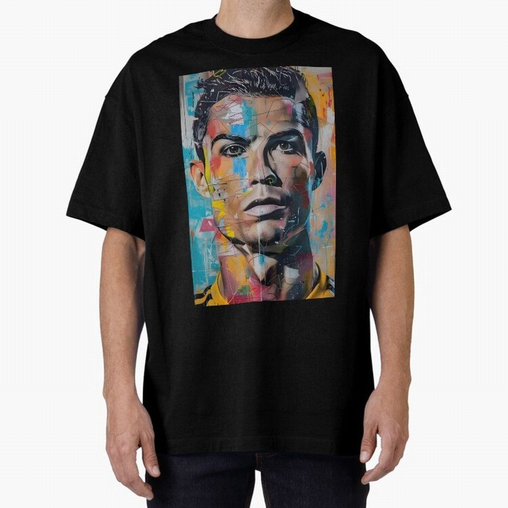 Christiano Ronaldo Oversized T-Shirt Honor FIFA World Cup 2026 USA Canada Mexico Spirit, Celebrating England, France and Netherlands, Mbappe and Neymar, Goal Celebration Energy, Supporter Heritage, Football Icons and Worldwide Tournament Joy;