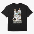 Real Madrid Galacticos Soccer Legends Collage Poster Oversized T-Shirt Turn Up for FIFA World Cup 2026 Highlighting Mbappe, Spain Energy, Tournament Hype, Historic Matchups, Family Viewing Parties and Global Sports Pride; Created for Match Day