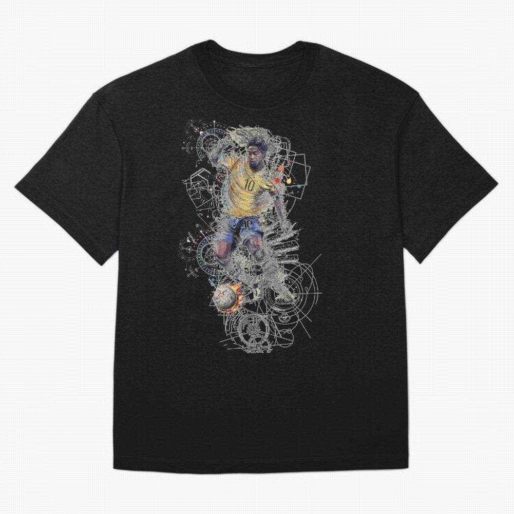 Ronaldo Football Playmaker Oversized T-Shirt Show Up for the Glory of FIFA World Cup 2026 Spirit, Connected to France, CR7 and Messi, Supporter Pride, Iconic Celebrations, Legendary Names and Global Match Day Energy; Great for Supporters Who Love