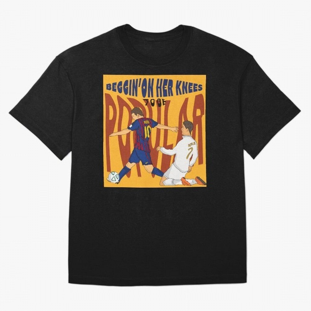 Messi and Ronaldo el classico Oversized T-Shirt Celebrate Football Heritage in Match Day Hype around FIFA World Cup 2026 Group Stage, Mbappe, Netherlands, Worldwide Fan Energy, Dramatic Goals, Stadium Lights and Championship Celebrations; Perfect