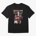 CR7 Vintage T-Shirt Oversized T-Shirt Celebrate Rivalries and Pride in Global Football Passion for FIFA World Cup 2026 Group Stage, with CR7 and Messi, England and Germany, Championship Spirit, Famous Goals, Roaring Crowds and International