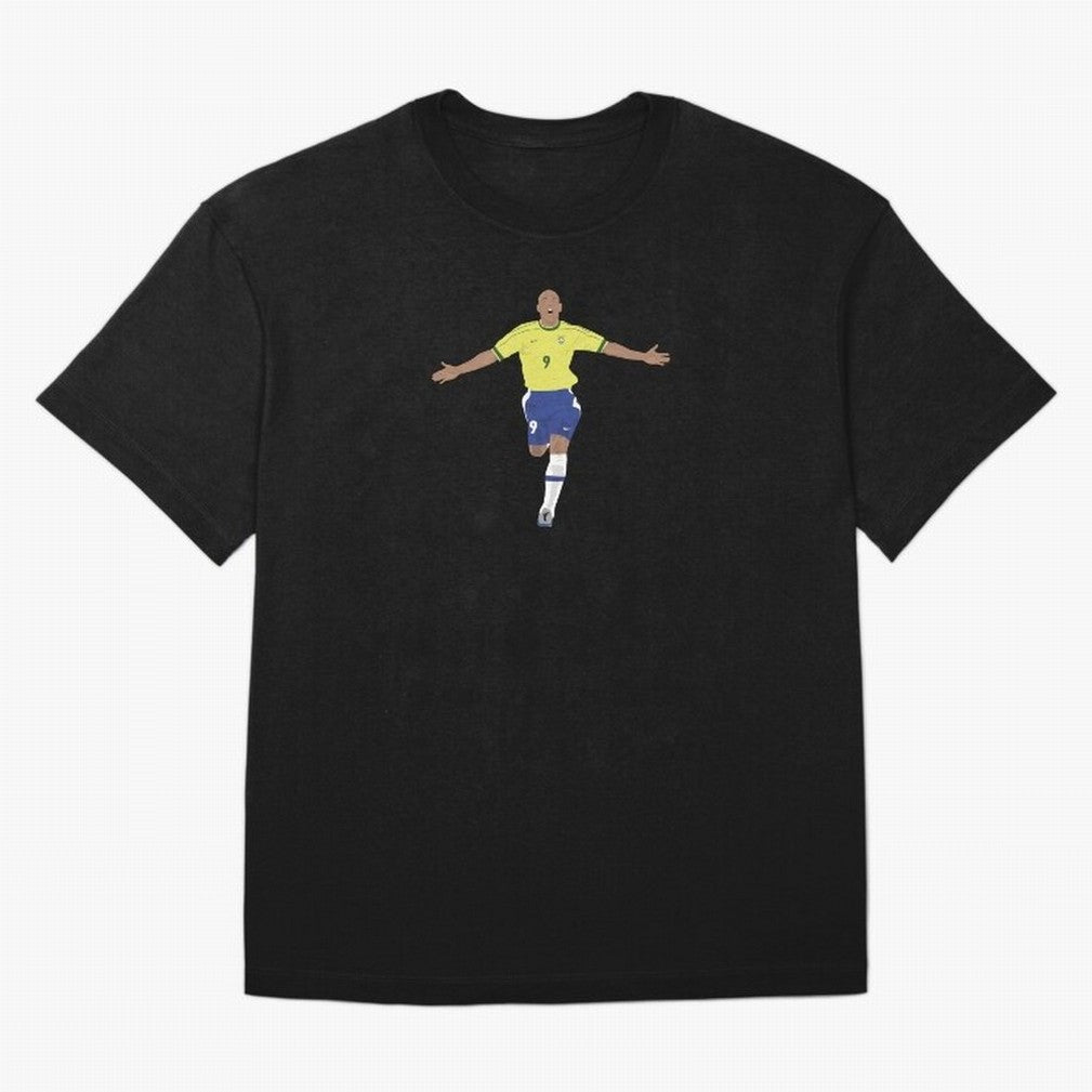 Ronaldo Luis Nazario Oversized T-Shirt Capture Stadium Memories from FIFA World Cup 2026 Group Stage for Fans of Messi and Netherlands, Bringing Championship Spirit, Famous Goals, Roaring Crowds and International Football Unity; Made for Collectors