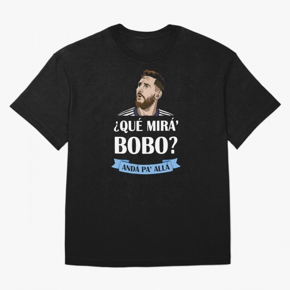 Lionel messi Que mira bobo Oversized T-Shirt Show Your Tournament Heart for Global Football Passion for FIFA World Cup 2026 USA Canada Mexico, Inspired by CR7 and Messi, England and Germany, Game Day Rituals, Football Legends, Country Pride and the