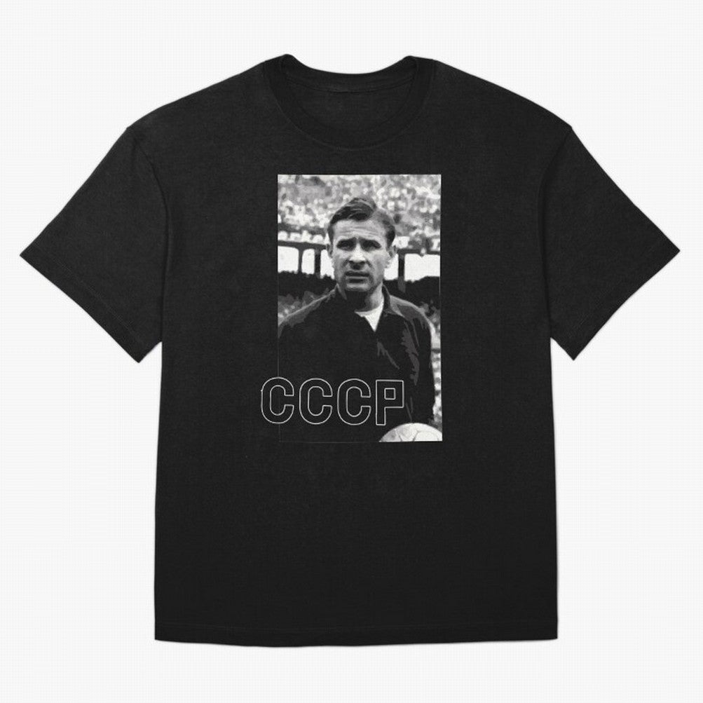 Lev Yashin Football Legends1 Oversized T-Shirt Elevate Match Day Hype around FIFA World Cup 2026, Cristiano Ronaldo, Argentina and Brazil, Stadium Memories, Football Loyalty, International Chants and Championship Tradition; Created for Match Day