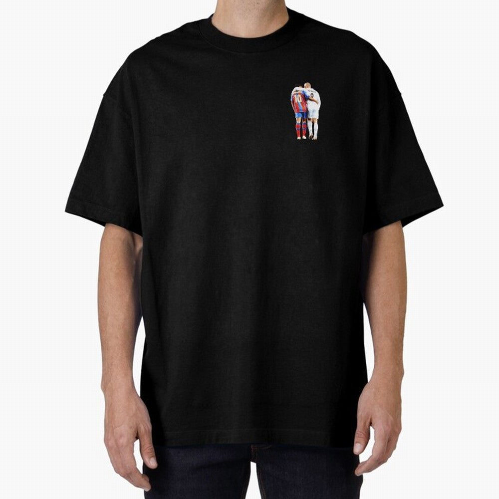 Ronaldinho and R9 Ronaldo Oversized T-Shirt Live the Energy of FIFA World Cup 2026 for Fans of Neymar and Brazil, Bringing Football Festival Excitement, Trophy Ambitions, Country Rivalries and Star Player Buzz; Great for Watch Parties, Sports Bars,