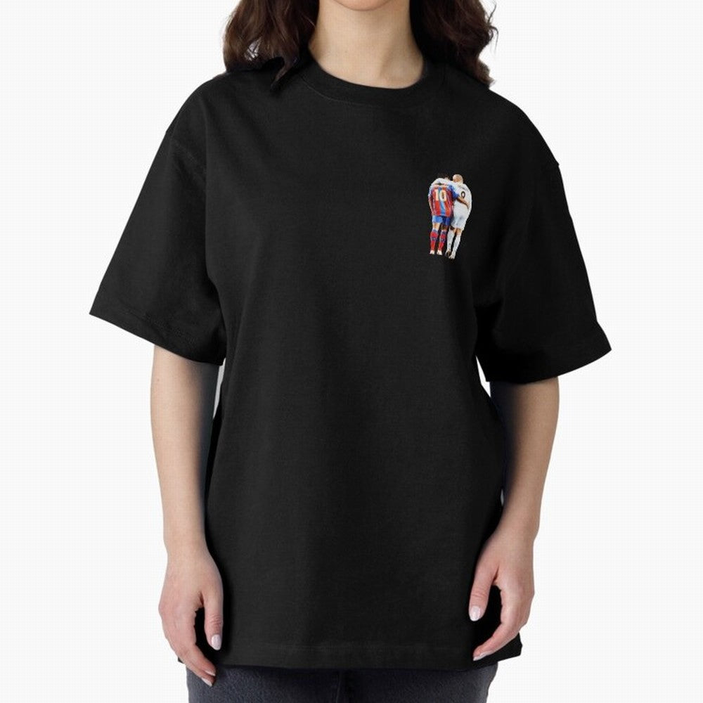 Ronaldinho and R9 Ronaldo Oversized T-Shirt Live the Energy of FIFA World Cup 2026 for Fans of Neymar and Brazil, Bringing Football Festival Excitement, Trophy Ambitions, Country Rivalries and Star Player Buzz; Great for Watch Parties, Sports Bars,