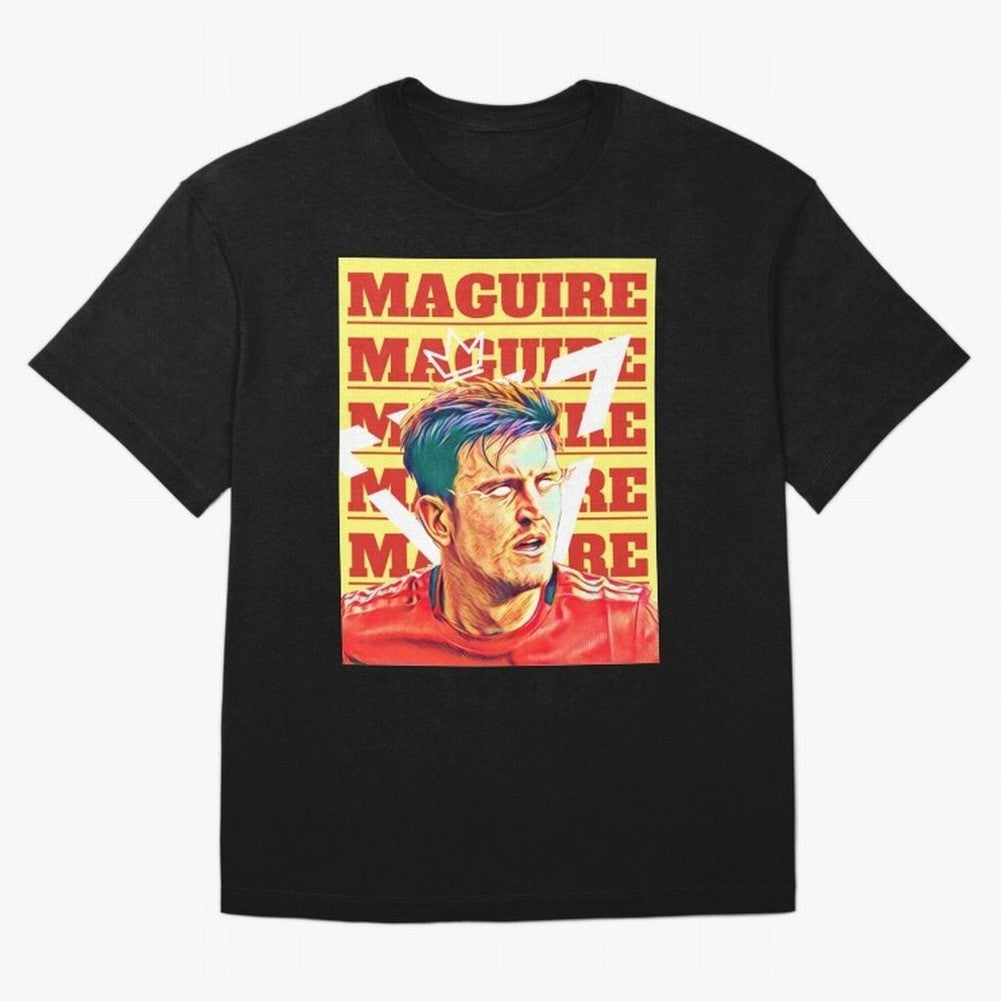 HARRY MAGUIRE, THE CAPTAIN Oversized T-Shirt Stand Out with Spirit from FIFA World Cup 2026 Group Stage Spirit, Celebrating Brazil, CR7, Championship Spirit, Famous Goals, Roaring Crowds and International Football Unity; Built for Supporters
