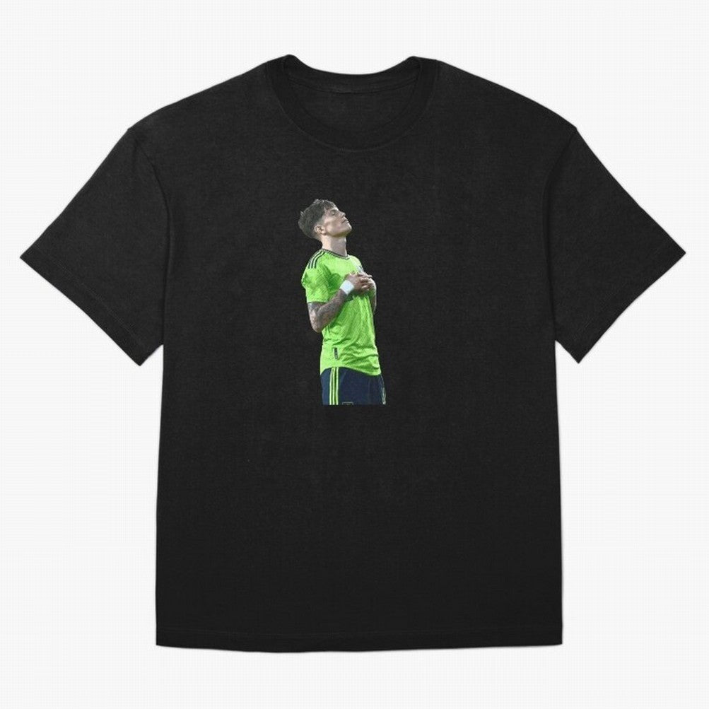 Alejandro Garnacho Oversized T-Shirt Show Your Stadium Side during Match Day Hype around FIFA World Cup 2026, Mbappe, Brazil, Portugal and Argentina, Football Passion, Legendary Performances, Festival Vibes and Supporter Community; Ideal for Fans