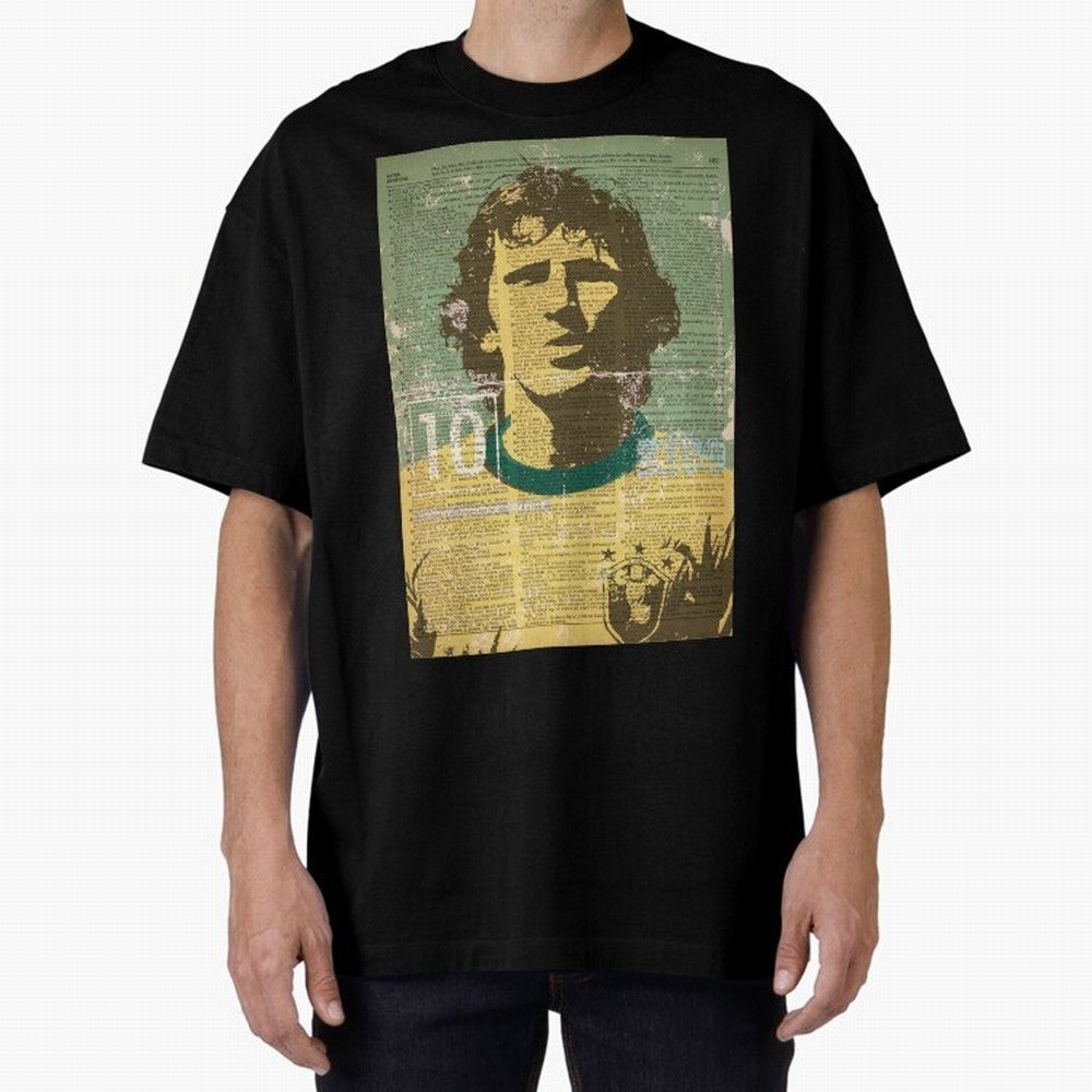 ZICO Oversized T-Shirt Make Game Day About the FIFA World Cup 2026 Journey through Neymar, Haaland and Cristiano Ronaldo Highlights, Portugal, Spain and Germany Pride, Goal Celebration Energy, Supporter Heritage, Football Icons and Worldwide