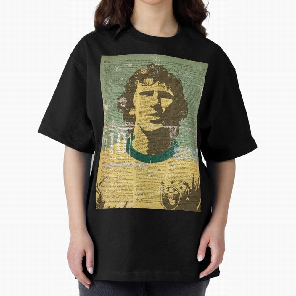 ZICO Oversized T-Shirt Make Game Day About the FIFA World Cup 2026 Journey through Neymar, Haaland and Cristiano Ronaldo Highlights, Portugal, Spain and Germany Pride, Goal Celebration Energy, Supporter Heritage, Football Icons and Worldwide