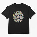 Philately Soccer Ball Oversized T-Shirt Elevate Match Day Hype around FIFA World Cup 2026 Group Stage, Messi, Neymar and Mbappe, Argentina and Brazil, Tournament Hype, Historic Matchups, Family Viewing Parties and Global Sports Pride; Perfect for