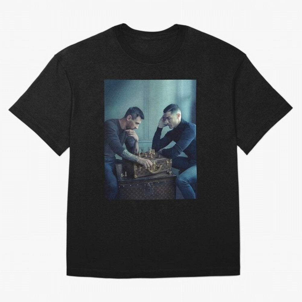 Messi and Ronaldo Chess Shirt, Vintage Lionel Messi Shirt, Lionel Messi Sweatshirt, Messi Hoodie, Retro Messi Hoodie Oversized T-Shirt Feel the Heartbeat of the FIFA World Cup 2026 Group Stage Journey through Cristiano Ronaldo Highlights,