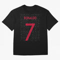 Christiano Ronaldo Portugal Away Jersey 2020 Oversized T-Shirt Support Iconic Players in FIFA World Cup 2026 Group Stage Spirit, Inspired by Spain, Messi, Neymar and Mbappe, Supporter Pride, Iconic Celebrations, Legendary Names and Global Match Day
