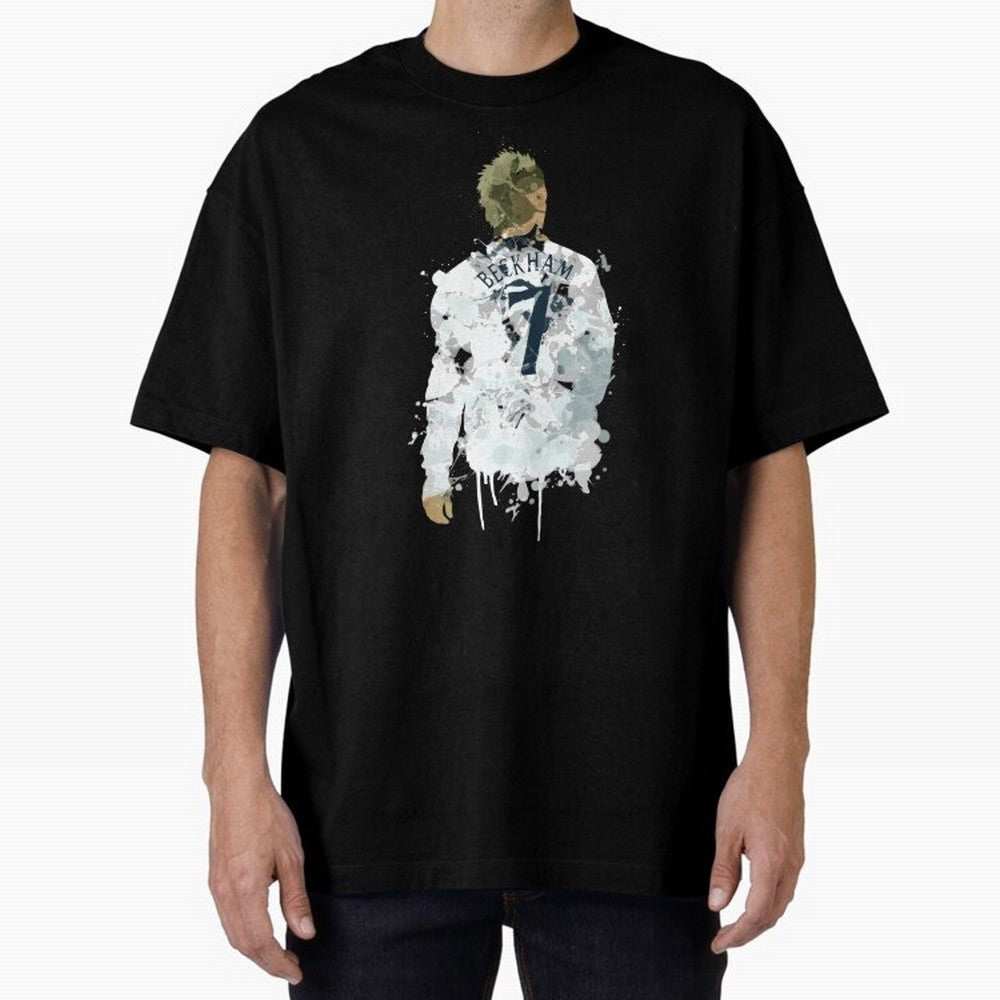 David Beckham England Captain Art Oversized T-Shirt Join the Global Buzz around Match Day Hype around FIFA World Cup 2026, Messi, Neymar and Mbappe, Portugal, Supporter Pride, Iconic Celebrations, Legendary Names and Global Match Day Energy;