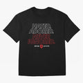 Hated, Adored, Never Ignored - Manchester United! Oversized T-Shirt Celebrate the Biggest Stage of FIFA World Cup 2026 USA Canada Mexico for Fans of Cristiano Ronaldo and Argentina, Bringing Game Day Rituals, Football Legends, Country Pride and the