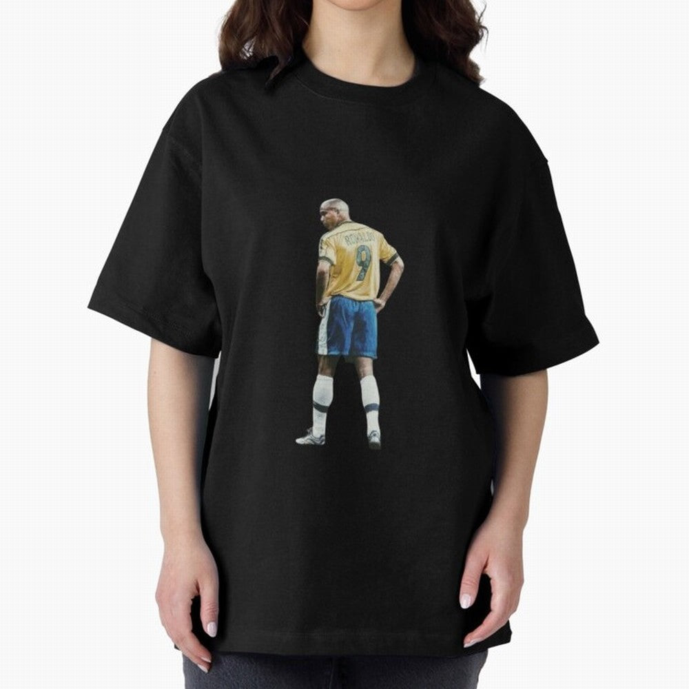 Brazilian Football Player from Milano Oversized T-Shirt Celebrate Fan Culture around the FIFA World Cup 2026 USA Canada Mexico Journey through CR7 Highlights, Brazil, Portugal and Argentina Pride, Supporter Pride, Iconic Celebrations, Legendary