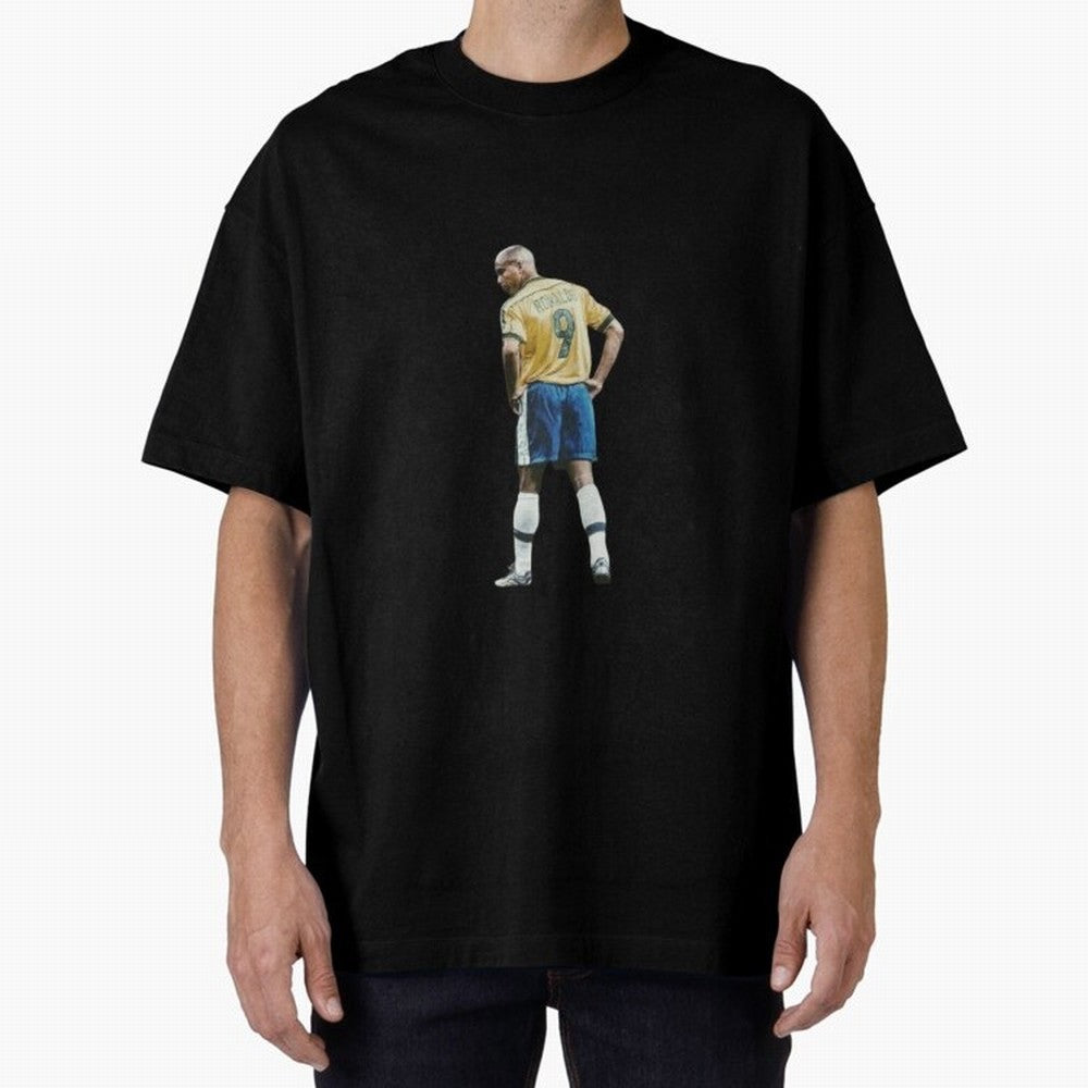 Brazilian Football Player from Milano Oversized T-Shirt Celebrate Fan Culture around the FIFA World Cup 2026 USA Canada Mexico Journey through CR7 Highlights, Brazil, Portugal and Argentina Pride, Supporter Pride, Iconic Celebrations, Legendary