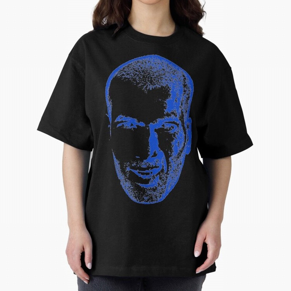 Zizou Zidane Oversized T-Shirt Celebrate Global Passion for FIFA World Cup 2026 Spirit, Highlighting Brazil, Cristiano Ronaldo, Haaland and CR7, Worldwide Fan Energy, Dramatic Goals, Stadium Lights and Championship Celebrations; Created for Match