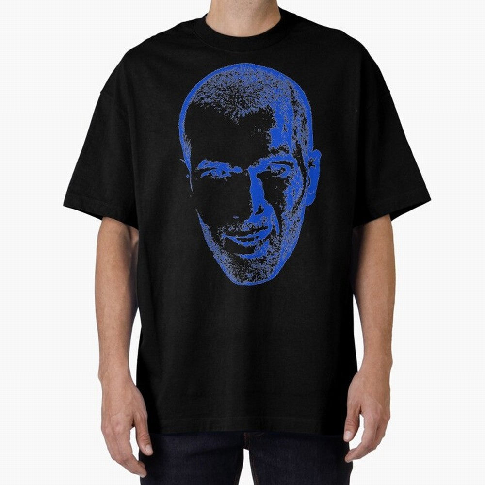 Zizou Zidane Oversized T-Shirt Celebrate Global Passion for FIFA World Cup 2026 Spirit, Highlighting Brazil, Cristiano Ronaldo, Haaland and CR7, Worldwide Fan Energy, Dramatic Goals, Stadium Lights and Championship Celebrations; Created for Match