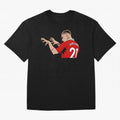 Antony Oversized T-Shirt Celebrate Football Heritage in FIFA World Cup 2026 Centered on Messi and Cristiano Ronaldo, Argentina, France and Brazil Energy, Football Passion, Legendary Performances, Festival Vibes and Supporter Community; Ideal for