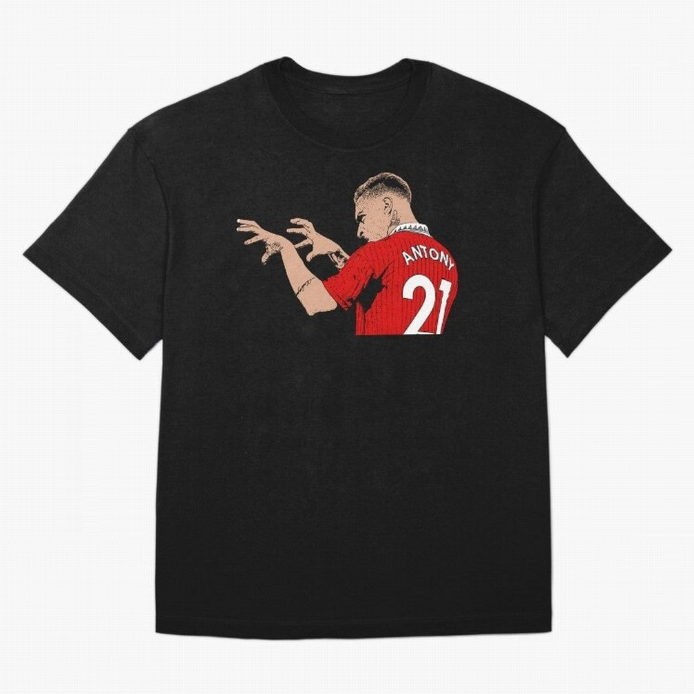 Antony Oversized T-Shirt Celebrate Football Heritage in FIFA World Cup 2026 Centered on Messi and Cristiano Ronaldo, Argentina, France and Brazil Energy, Football Passion, Legendary Performances, Festival Vibes and Supporter Community; Ideal for