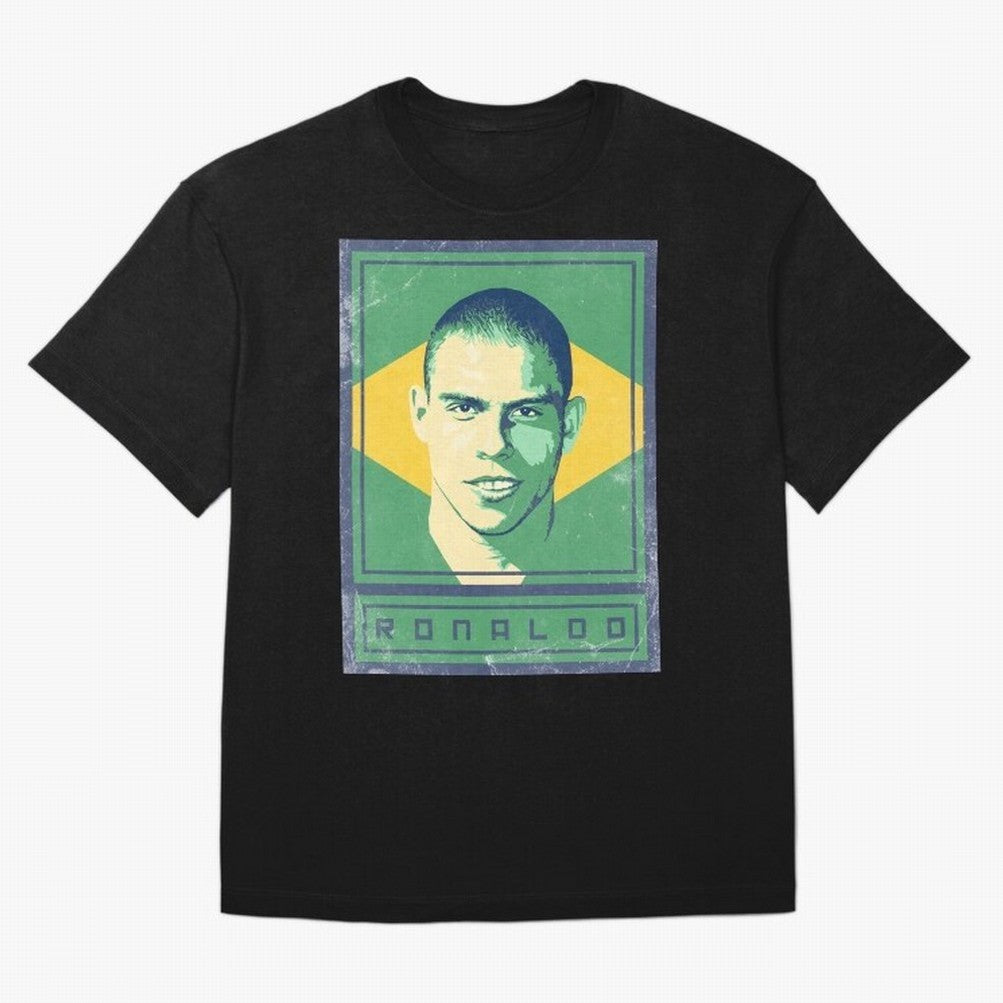 Ronaldo Brasil Oversized T-Shirt Honor the Football Icons of Global Football Passion for FIFA World Cup 2026 Group Stage, with Messi, Brazil, Portugal and Argentina, Vintage Soccer Flavor, Modern Football Stars, National Flags and Final Night