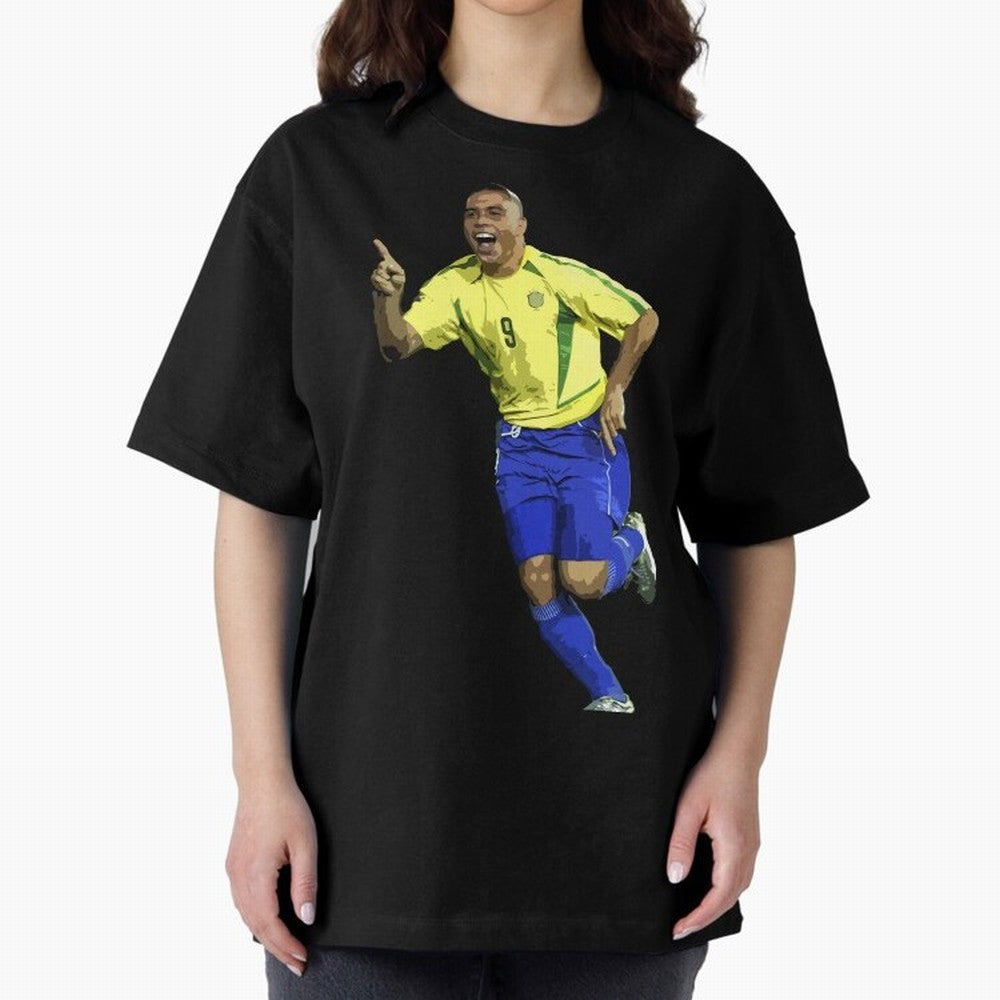 Ronaldo Nazario Oversized T-Shirt Discover Global Football Passion for FIFA World Cup 2026 Group Stage, Centered on Neymar, Haaland and Cristiano Ronaldo, Argentina, Match Day Excitement, Supporter Culture, Golden Goals and Global Football Passion;